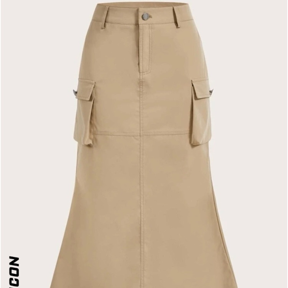 SHEIN ICON -Side Pocket Skirt